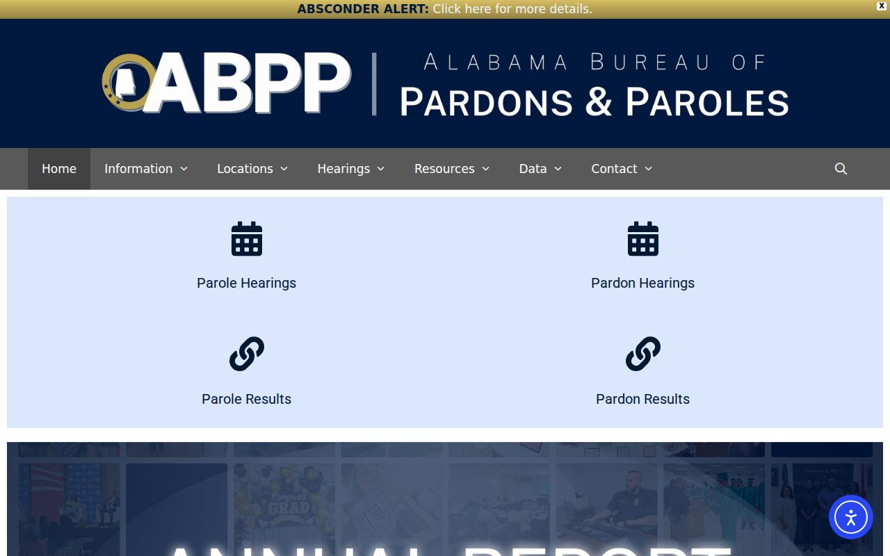 Alabama probation and parole records for Lauderdale County