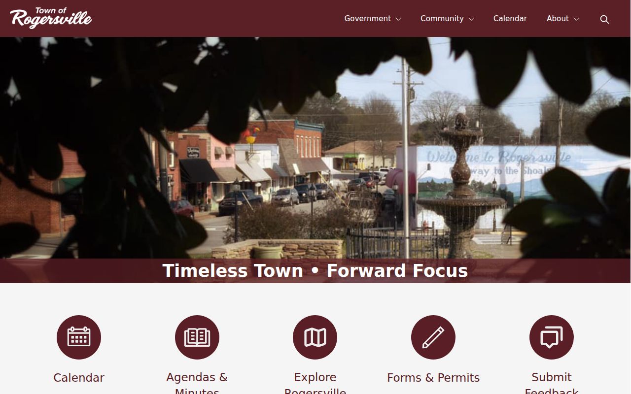 Rogersville criminal records Town Hall access point